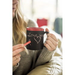 Kubek ceramiczny do rysowania 300 ml kreda | Hayes