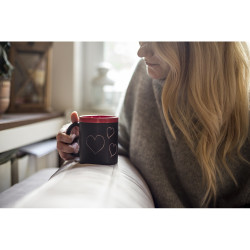 Kubek ceramiczny do rysowania 300 ml kreda | Hayes