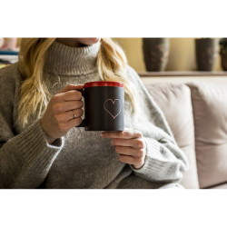 Kubek ceramiczny do rysowania 300 ml kreda | Hayes