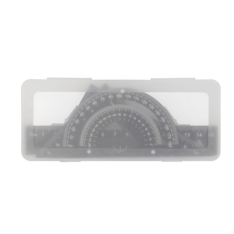 Zestaw szkolny linijki 2 ekierki i kątomierz | Kaulana