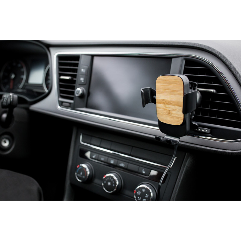 Grawitacyjny samochodowy uchwyt do telefonu ładowarka bezprzewodowa 15W | Amberle