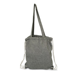 Worek ze sznurkiem i torba na zakupy z bawełny z recyklingu 2 w 1 | Jamarion