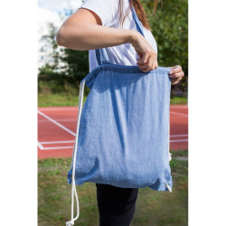 Worek ze sznurkiem i torba na zakupy z bawełny z recyklingu 2 w 1 | Jamarion