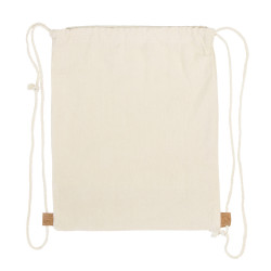 Bawełniany worek ze sznurkiem z korkowym elementem | Rontay