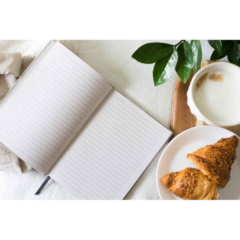 Notatnik ok A5 B'RIGHT okładka z bawełny z recyklingu | Tamytrice