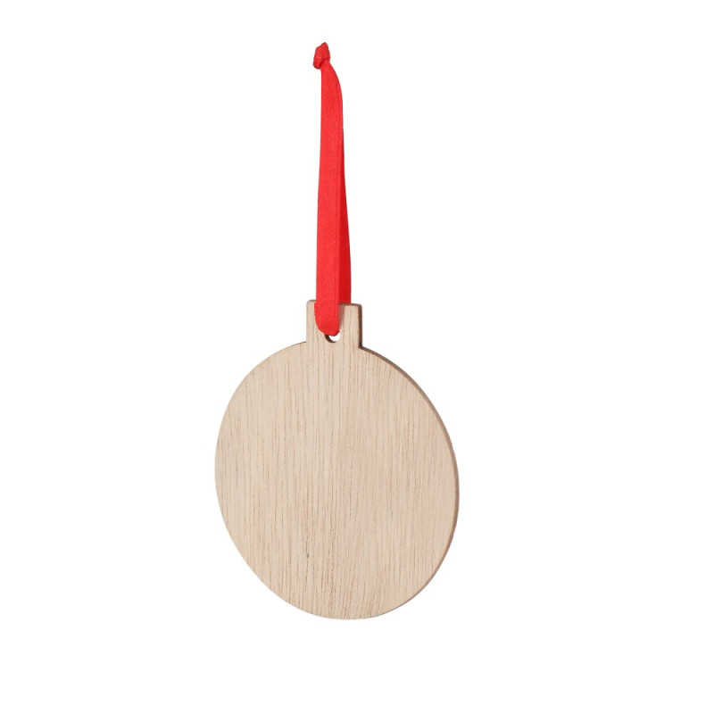 Drewniana zawieszka świąteczny wzór