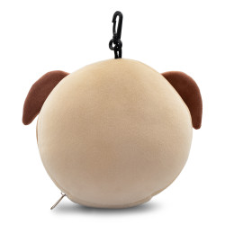 Pluszowy pies zagłówek podróżny maska na oczy | Atta