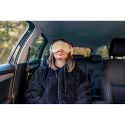 Pluszowy pies zagłówek podróżny maska na oczy | Atta