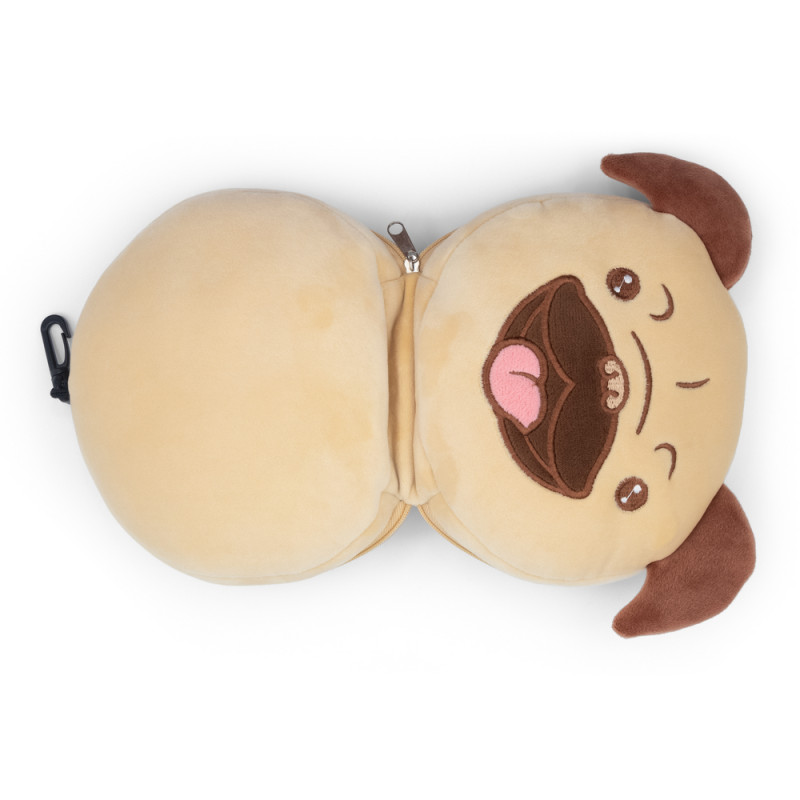 Pluszowy pies zagłówek podróżny maska na oczy | Atta