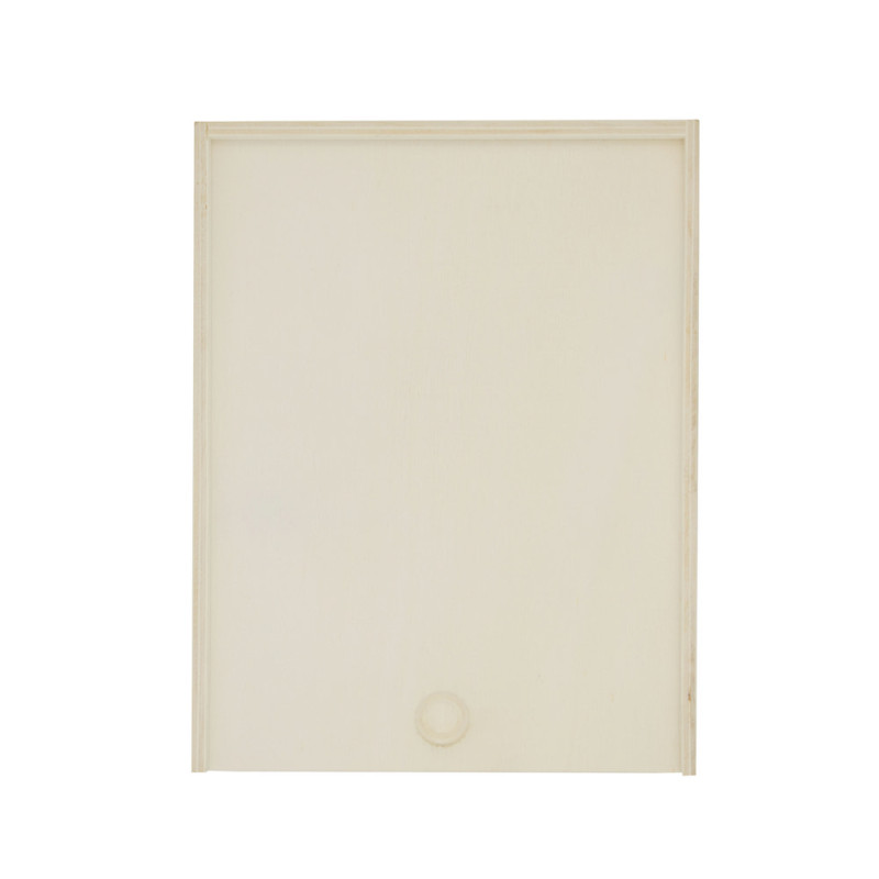 Zestaw drewnianych klocków do malowania farbki i 2 pędzelki | Priya