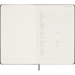 Spiralny kalendarz MOLESKINE UNDATED