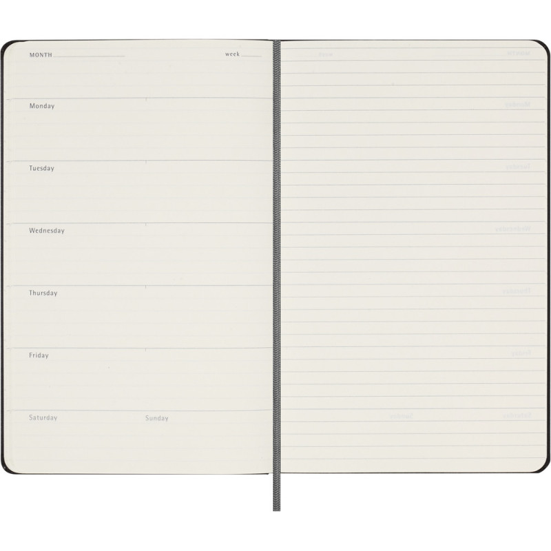 Spiralny kalendarz MOLESKINE UNDATED