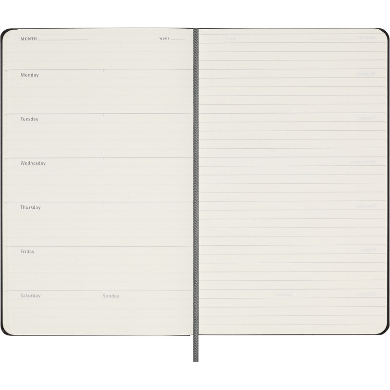 Spiralny kalendarz MOLESKINE UNDATED