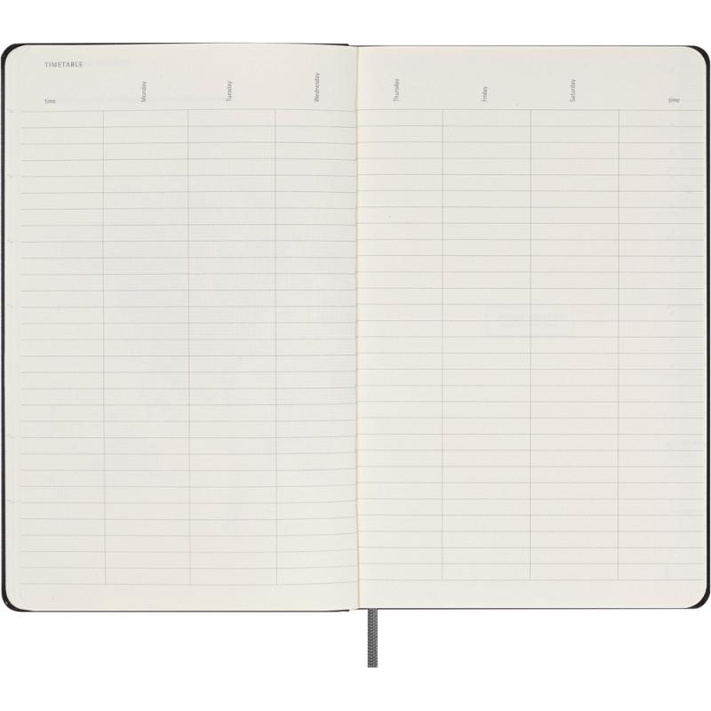 Spiralny kalendarz MOLESKINE UNDATED