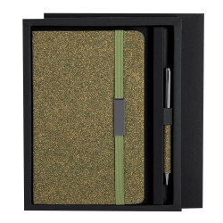 Zestaw upominkowy notatnik ok A5 długopis pudełko podarunkowe