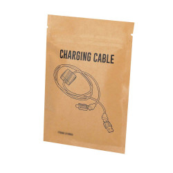 Kabel do ładowania i synchronizacji z poliestru RPET bambusowe elementy