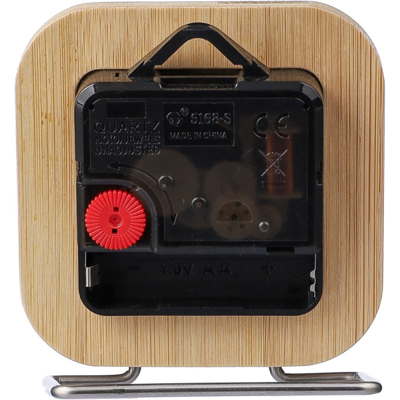 Bambusowy zegar na biurko