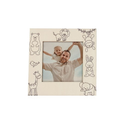 Ramka do zdjęć do kolorowania kredki