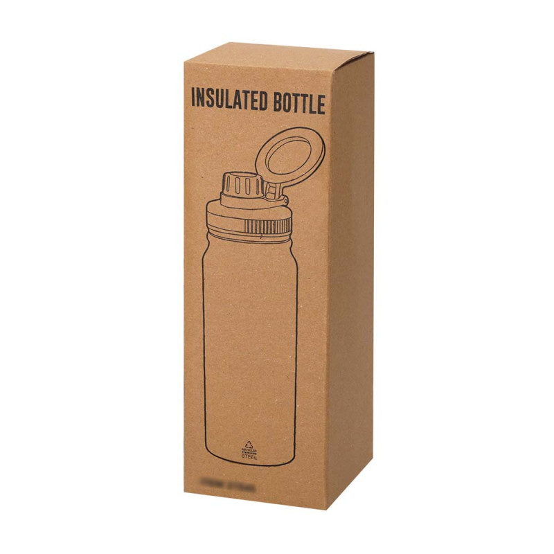 Butelka termiczna 600 ml ze stali nierdzewnej z recyklingu magnetyczny obrotowy stojak na telefon