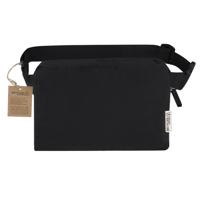 Saszetka zapinana w pasie z płótna z recyklingu