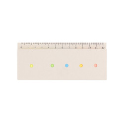 Zestaw do notatek ze zrecyklingowanych kartoników po mleku karteczki samoprzylepne