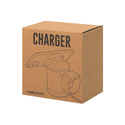 Magnetyczna ładowarka bezprzewodowa 15W z RABS 3 w 1 stojak na telefon