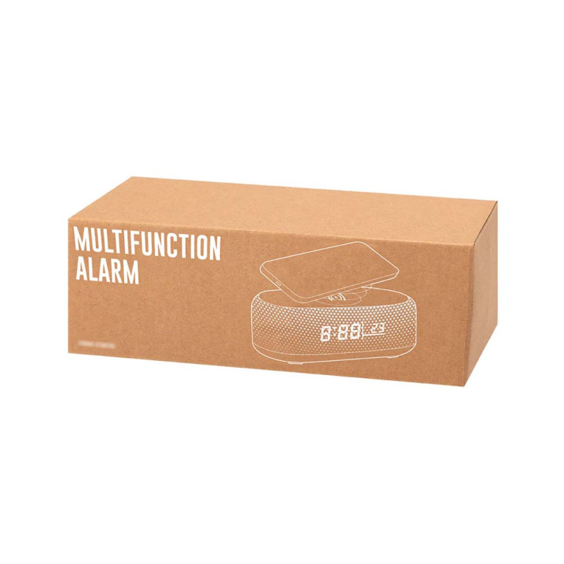 Ładowarka bezprzewodowa 15W głośnik bezprzewodowy 5W zegar lampka LED