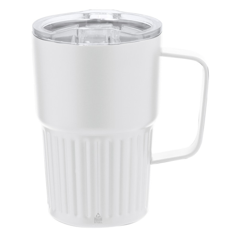 Kubek termiczny 450 ml ze stali nierdzewnej z recyklingu