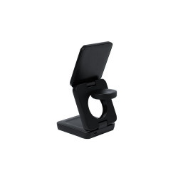 Magnetyczna ładowarka bezprzewodowa 15W z RABS 3 w 1 stojak na telefon