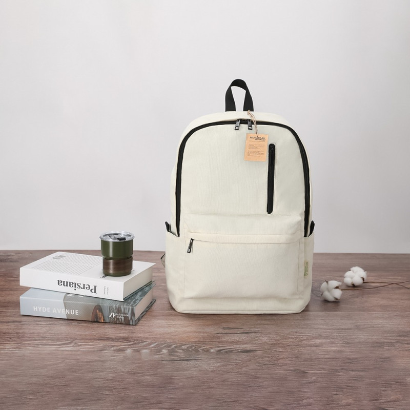 Plecak na laptopa 15" z bawełny z recyklingu