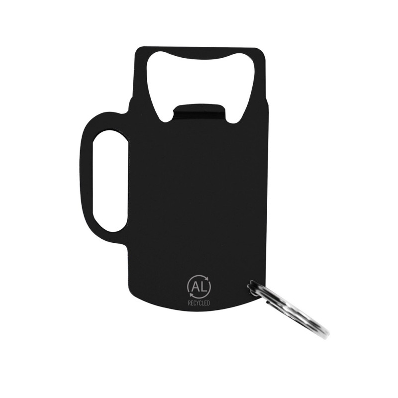 Brelok do kluczy otwieracz do butelek z aluminium z recyklingu