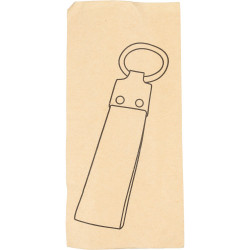 Dżinsowy brelok do kluczy