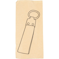 Dżinsowy brelok do kluczy