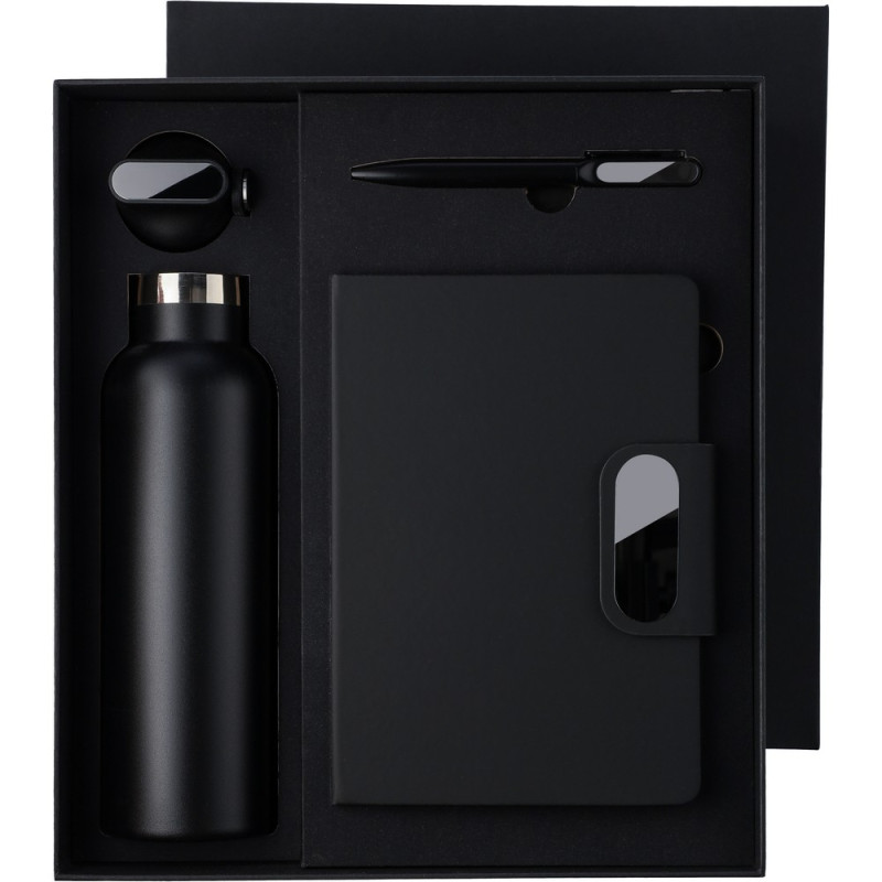 Zestaw upominkowy termos długopis notatnik pudełko upominkowe