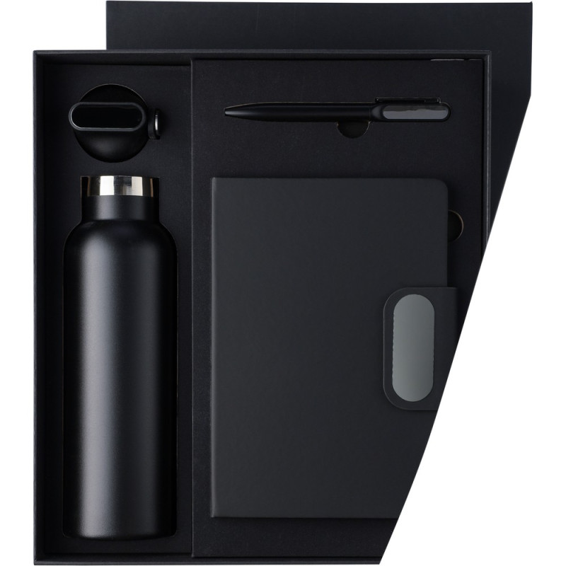Zestaw upominkowy termos długopis notatnik pudełko upominkowe