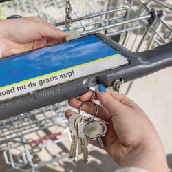 Brelok do kluczy żeton do wózka na zakupy