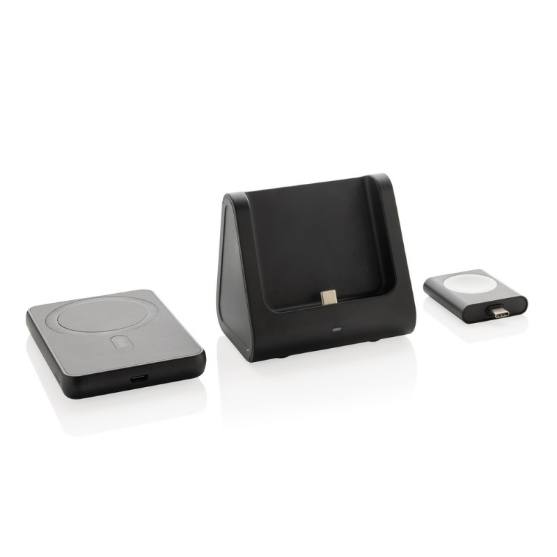 Power bank 3 w 1 ładowarka bezprzedowodowa