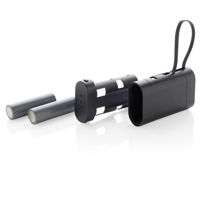 Power bank 10000 mAh wymienialne baterie