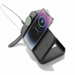 Organizer podróżny ładowarka bezprzewodowa 3 w 1 15W