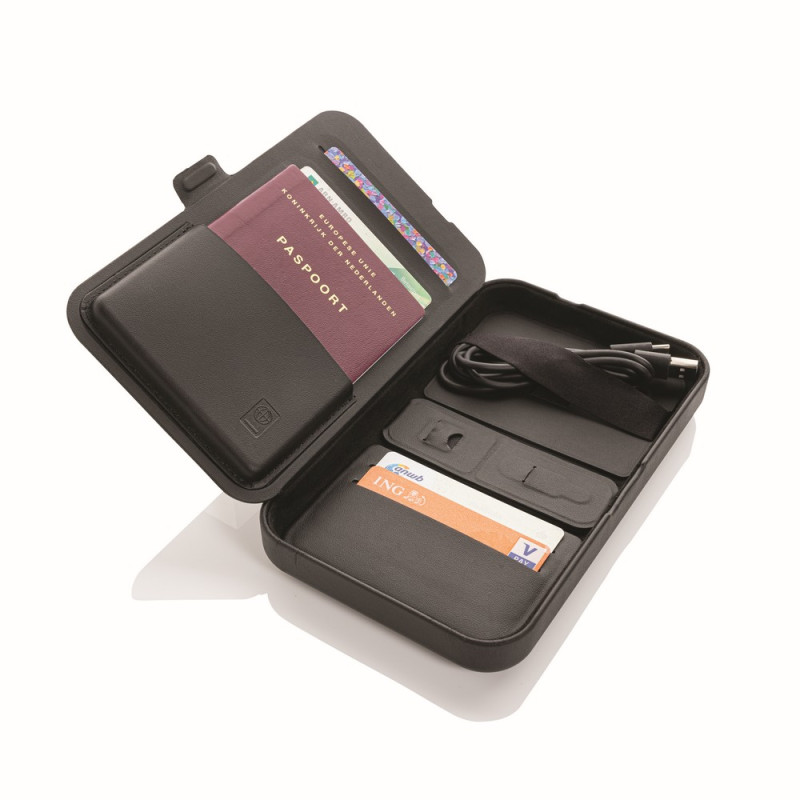 Organizer podróżny ładowarka bezprzewodowa 3 w 1 15W