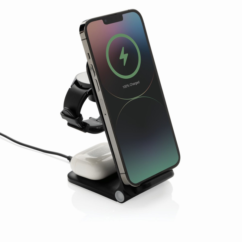 Ładowarka bezprzewodowa 3 w 1 15W Powerpal