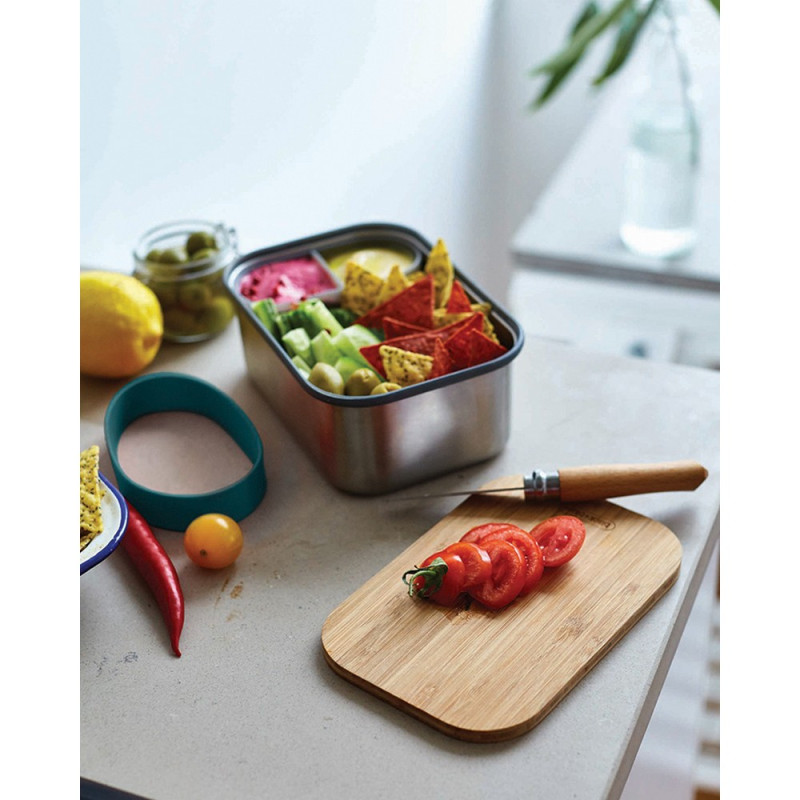 Duże pudełko śniadaniowe ze stali nierdzewnej Black+Blum