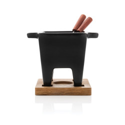 Zestaw do serwowania fondue BOSKA Tapas Fondue Nero