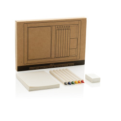 Zestaw kredek notatnik Micki