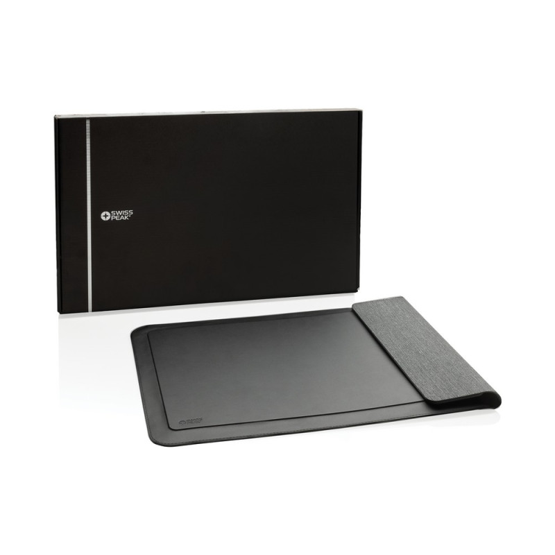 Pokrowiec na laptopa 156" magnetyczna ładowarka bezprzewodowa 15W Swiss Peak