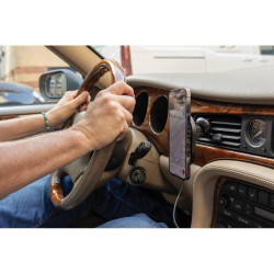 Samochodowy uchwyt do telefonu ładowarka bezprzewodowa 15W