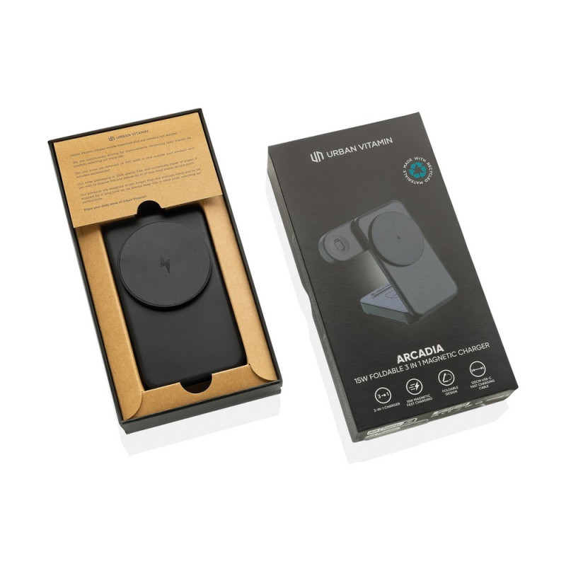 Magnetyczna ładowarka bezprzewodowa 3 w 1 Urban Vitamin