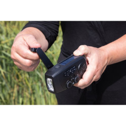 Radio survivalowe AM/FM power bank 1800 mAh latarka RescueWave