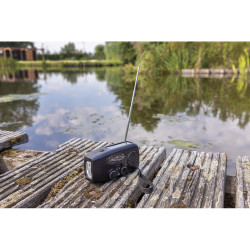 Radio survivalowe AM/FM power bank 1800 mAh latarka RescueWave