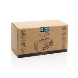 Radio survivalowe AM/FM power bank 1800 mAh latarka RescueWave